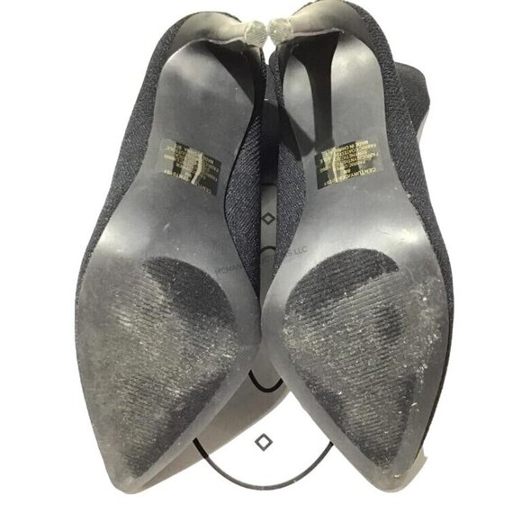 Steve Madden Century Black Heeled Sock Booties Boots size 8 Knit upper is breath - Picture 4 of 6